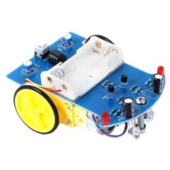 Çizgi İzleyen Araba Çizgi Takip Eden Robot Kendin Yap Hobi Devresi DIY Lehimleme Robot Kiti Demonte Montesiz