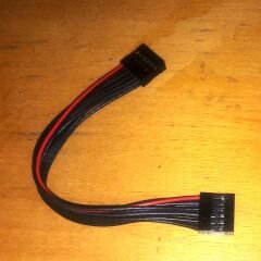 Uzatma Kablosu 10cm - 2x6 Dişi Dişi Konnektör