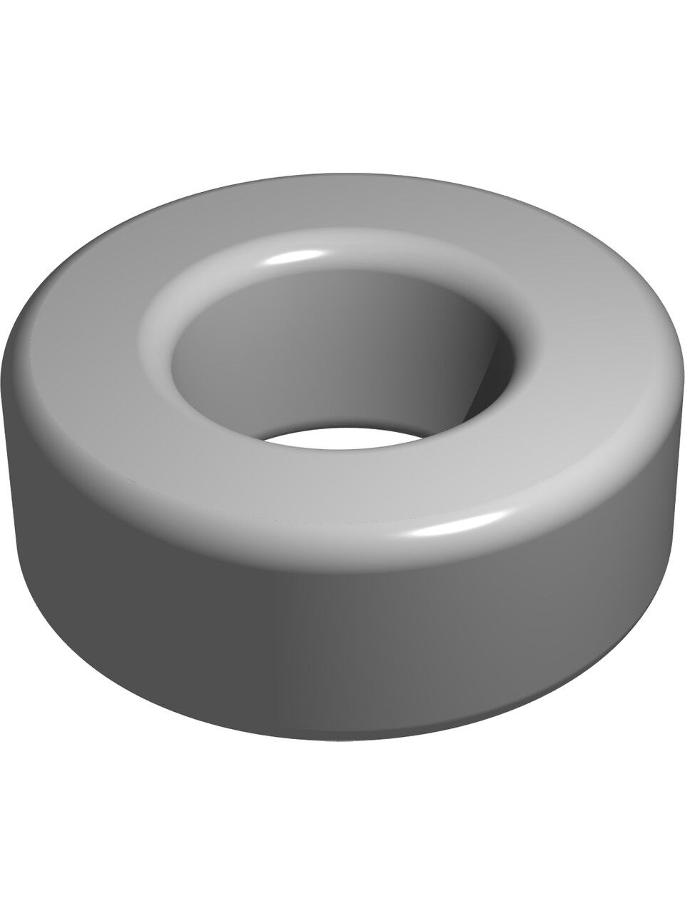 Ferrit Toroid Ring Demir Nüve Bobin 37x23x15mm Gri