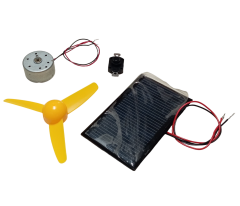 Güneş Enerjili Mini Fan Yapım Kiti DIY Solar Fan Seti DC Motor Pervane Anahtar Güneş Pili Eğitim Hobi Deney Seti