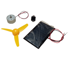 Güneş Enerjili Mini Fan Yapım Kiti DIY Solar Fan Seti DC Motor Pervane Anahtar Güneş Pili Eğitim Hobi Deney Seti