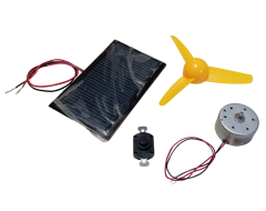 Güneş Enerjili Mini Fan Yapım Kiti DIY Solar Fan Seti DC Motor Pervane Anahtar Güneş Pili Eğitim Hobi Deney Seti