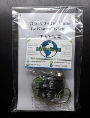 DC 12-36V 3A Pwm Motor Hız Kontrol Kartı Tek Yönlü