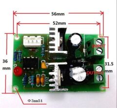 DC 12-36V 3A Pwm Motor Hız Kontrol Kartı Tek Yönlü