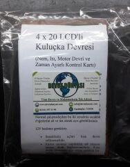 Kuluçka Kontrol Kartı - 4 x 20 LCD'li