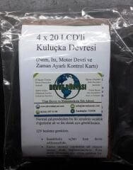 Kuluçka Kontrol Kartı - 4 x 20 LCD'li