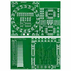 SMD Lehimleme Uygulama Kartı CD4017 NE555 Dönen Işık Kendin Yap Hobi Devresi DIY Lehimleme Kiti Demonte(Montesiz)
