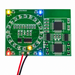 SMD Lehimleme Uygulama Kartı CD4017 NE555 Dönen Işık Kendin Yap Hobi Devresi DIY Lehimleme Kiti Demonte(Montesiz)