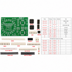 SMD Lehimleme Uygulama Kartı CD4017 NE555 Dönen Işık Kendin Yap Hobi Devresi DIY Lehimleme Kiti Demonte(Montesiz)