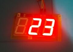 Displayli Termometre Devresi - 12v