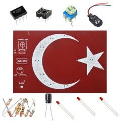 Flaşörlü Türk Bayrağı Hobi Devresi