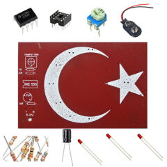 Flaşörlü Türk Bayrağı Hobi Devresi