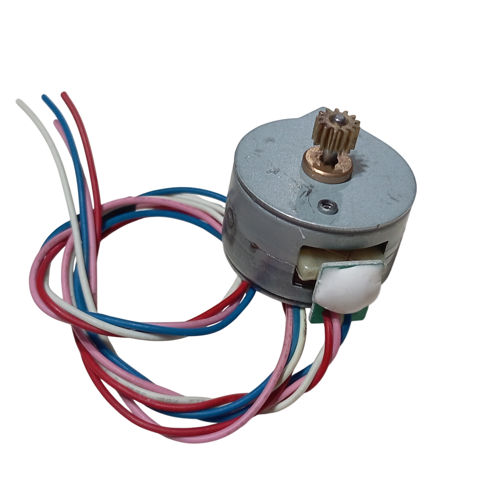 25BY24L037B-4A 25mm Çap 24 Adım 15° Bipolar Step Motor 4 Uç