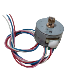 25BY24L037B-4A 25mm Çap 24 Adım 15° Bipolar Step Motor 4 Uç