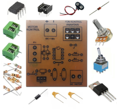 DC Motor Hız ve Yön Kontrol Devresi - Demonte(Montesiz)