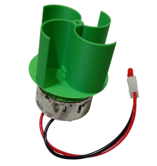 Dikey Rüzgar Türbini DC Motor Led Pervane Seti DIY Kendin Yap Hobi Eğitim Deney Kiti