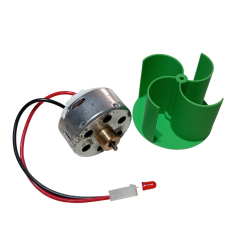 Dikey Rüzgar Türbini DC Motor Led Pervane Seti DIY Kendin Yap Hobi Eğitim Deney Kiti