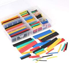 Kutulu Makaron Isı İle Daralan Kablo Seti 328 Adet 8 Boy 5 Renk