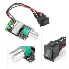 DC 6-24V 3A 80W Çift Yönlü PWM Motor Sürücü Hız Kontrol Devresi