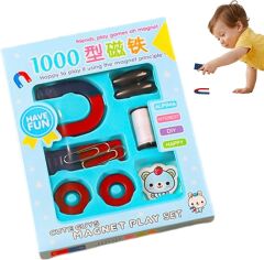 Mıknatıs Oyun Deney Seti Çocuklar İçin Magnet Play Set Eğitici
