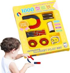 Mıknatıs Oyun Deney Seti Çocuklar İçin Magnet Play Set Eğitici