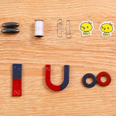 Mıknatıs Oyun Deney Seti Çocuklar İçin Magnet Play Set Eğitici