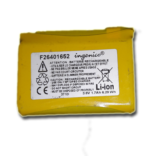 3.7v 1.7Ah 6.29 Wh Batarya