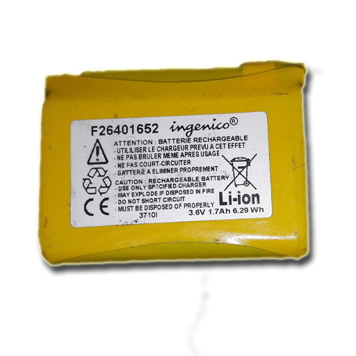 3.7v 1.7Ah 6.29 Wh Batarya