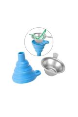SLA 3D Yazıcı UV Reçine Filtre(Süzgeç)-Silikon Huni Seti - Mavi