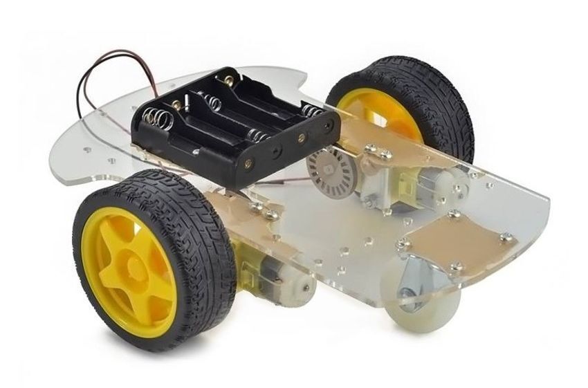 2WD Şeffaf Şase Tekerlekli Araba Kiti