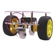 2WD Şeffaf Şase Tekerlekli Araba Kiti