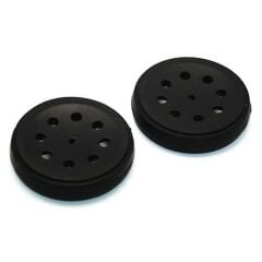 47mm İnce Lastik Tekerlek Hafif Plastik Tekerlek 3mm D Mil Uyumlu (2 Adet)