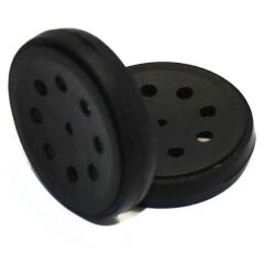 47mm İnce Lastik Tekerlek Hafif Plastik Tekerlek 3mm D Mil Uyumlu (2 Adet)