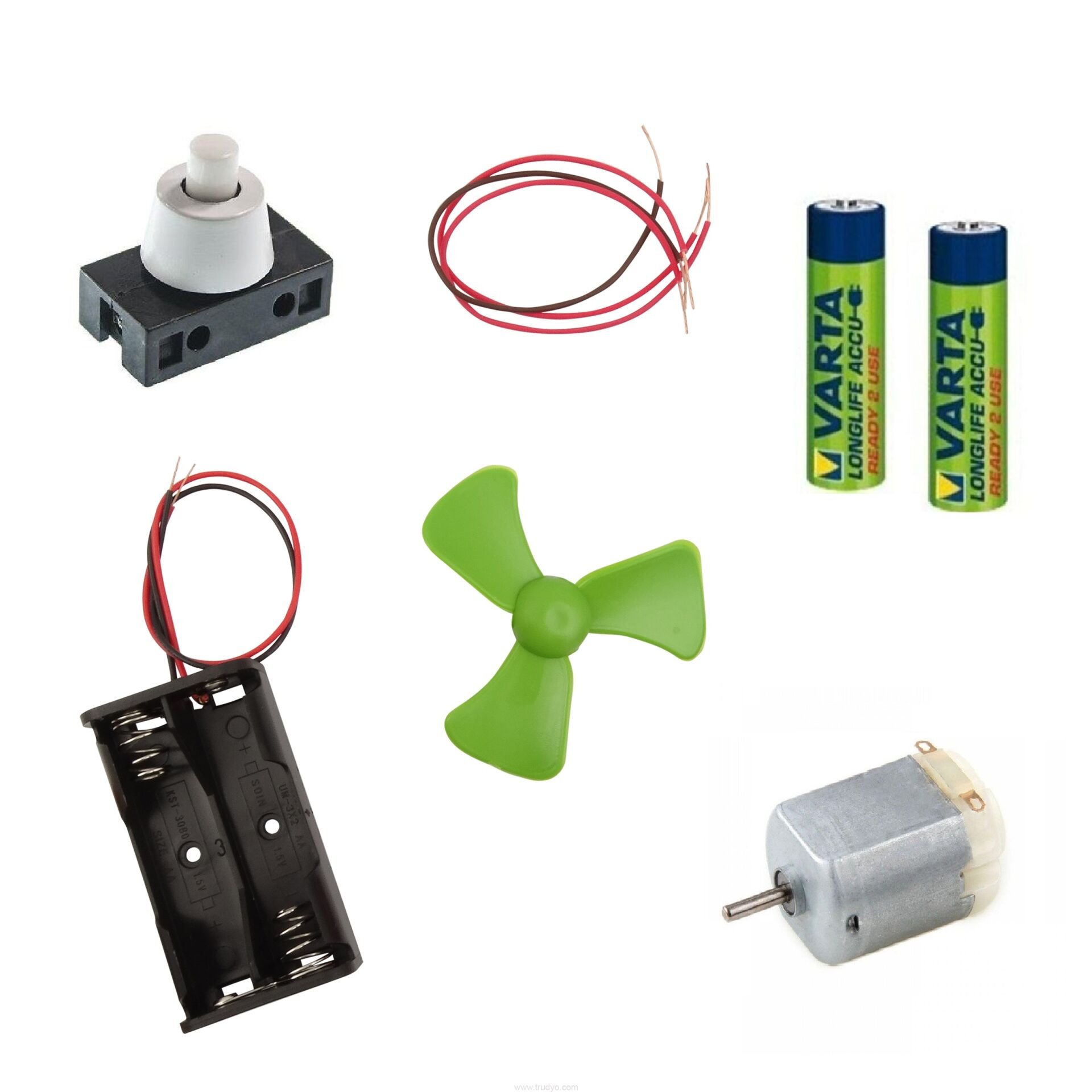 Motor Pervane Elekrik Deney Seti - Öğrenci Elektrik Devresi