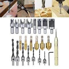 23 Parça Ağaç İşleme Matkap Ucu Takımı