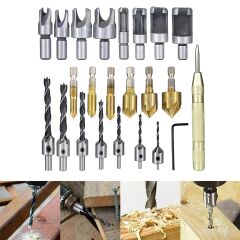 23 Parça Ağaç İşleme Matkap Ucu Takımı