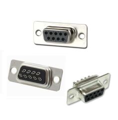 DB9 D-Sub 9 Pin Dişi RS232 Seri Port Konnektör