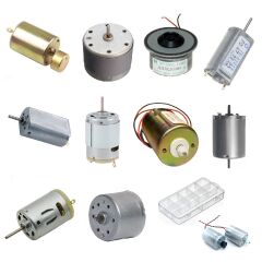 Büyük Tip Elektrik DC Motor Deney Seti Kutulu - 10 Adet (Titreşim ve Oyuncak Motoru Hediyeli)