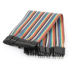 20cm 40 Pin Ayrılabilen Dişi-Erkek Jumper  Dupont Kablo
