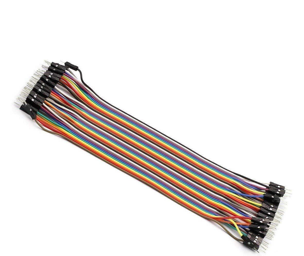 20cm 40 Pin Ayrılabilen Erkek-Erkek Jumper Dupont Kablo
