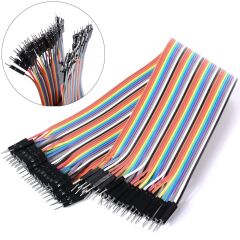 20cm 40 Pin Ayrılabilen Erkek-Erkek Jumper Dupont Kablo