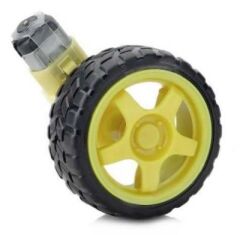 6V 250 RPM Sarı Motor ve Tekerlek Seti