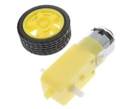 6V 250 RPM Sarı Motor ve Tekerlek Seti