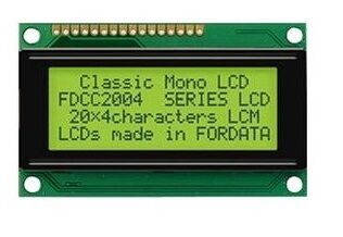 4x20 Karakter Lcd Ekran Yeşil - 2004D