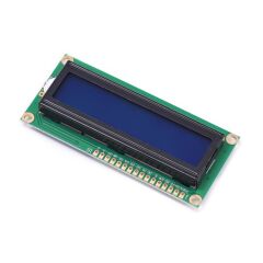 2x16 Lcd Display Ekran Sol Üst Mavi Üzerine Beyaz