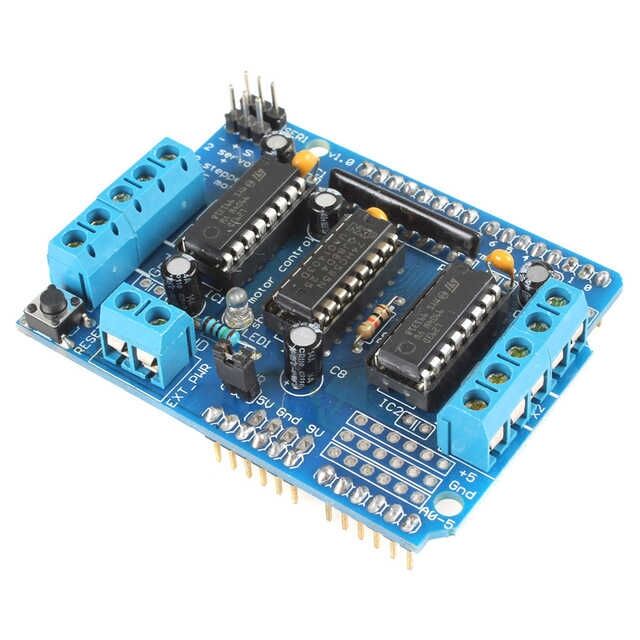 Arduino Motor Sürücü L293D Shield Step Servo DC Motor Sürücü Shield