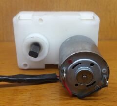 DC 9-24V Plastik Redüktörlü L Tipi Motor