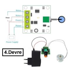 Kutulu 4 in 1 Basit Motor Deney Seti (4 Devre) - Öğrenci Elektrik Devresi