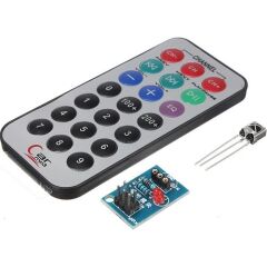 HX1838 Alıcılı Kızılötesi Uzaktan Kumanda Modül Seti