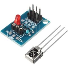 HX1838 Alıcılı Kızılötesi Uzaktan Kumanda Modül Seti